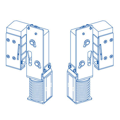 Lebar Rel Panduan 9/10mm Perlengkapan Keselamatan Elektronik Akses Suku Cadang Elevator