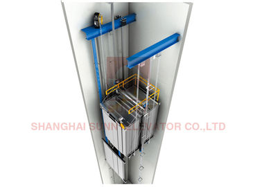 Opposite Door Freight Elevator Dengan Ruang Mesin Pemasangan Mudah Yang Kuat