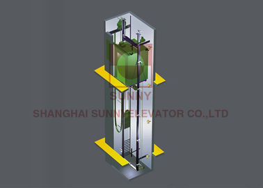 1.0 - 2.5m / S Kecepatan Mesin Lift Tanpa Ruang Lift Lift Penumpang 1000kg