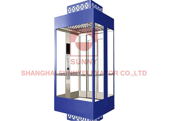 Tamasya VVVF 2 Orang Lift Lift Elemen Baja Tahan Karat Untuk Digunakan Di Rumah