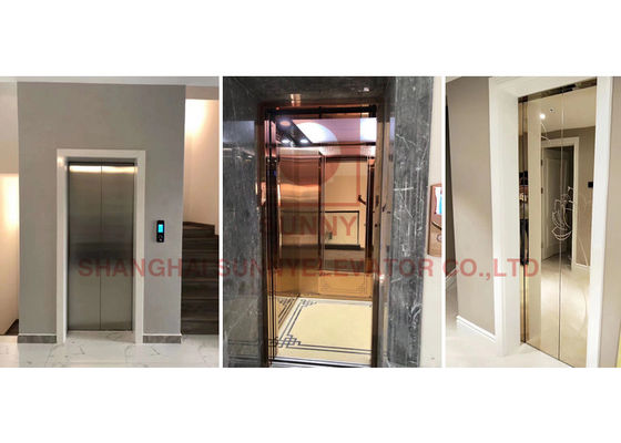 400kg SUS304 Hydraulic Luxury Modern Pitless Residential Home Elevator