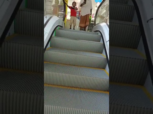 Keselamatan Indoor Shopping Mall Escalator VVVF Sistem Penghematan Energi Disesuaikan