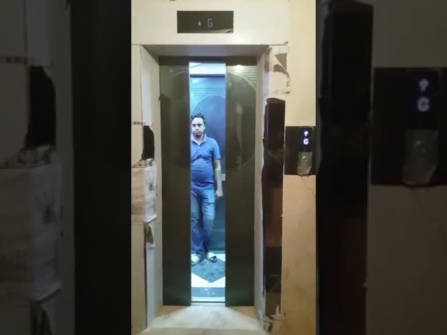 450kg beban baja tahan karat 304 Villa lift penumpang dengan sistem kontrol VVVF