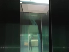 Penumpang pribadi villa lift 3 lantai luar ruangan lift dalam ruangan