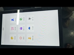 Kontrol VVVF 1000Kg Stainless Steel Cermin Lift Rumah Sakit Dengan Lampu LED